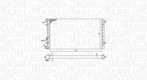 Magneti Marelli Radiateur 350213105100