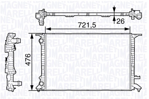 Magneti Marelli Radiateur 350213138400