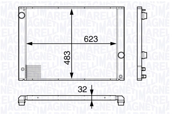 Magneti Marelli Radiateur 350213139100