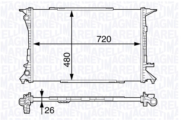 Magneti Marelli Radiateur 350213139400