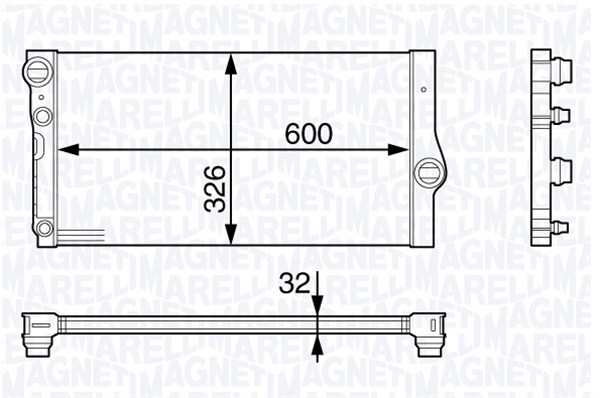 Magneti Marelli Radiateur 350213142200