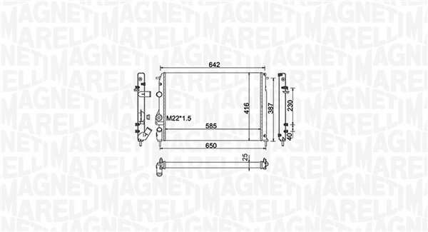 Magneti Marelli Radiateur 350213159100