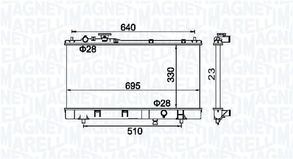 Magneti Marelli Radiateur 350213177200