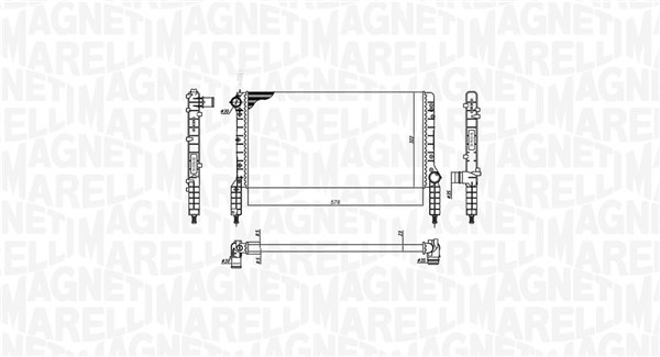 Magneti Marelli Radiateur 350213180000