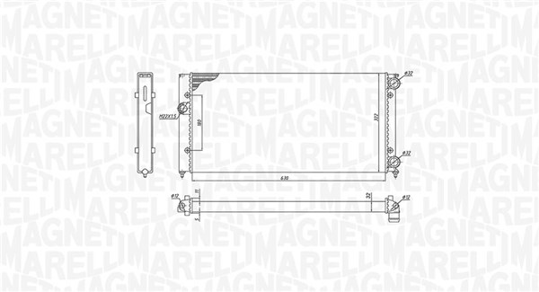 Magneti Marelli Radiateur 350213185300