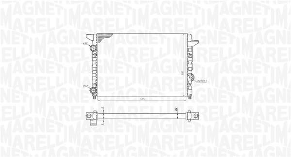 Magneti Marelli Radiateur 350213185400