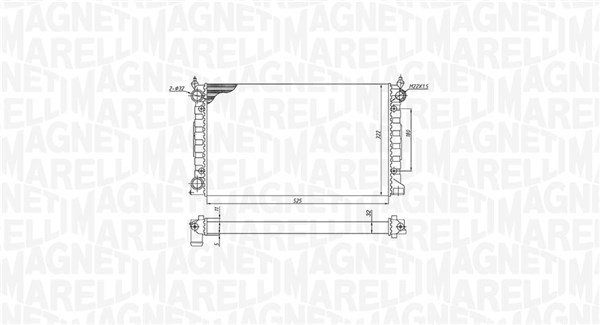 Magneti Marelli Radiateur 350213189600