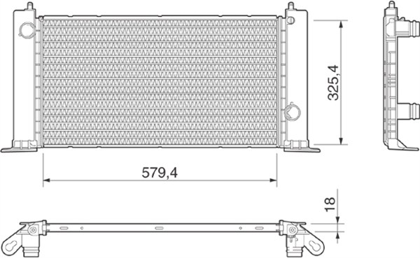 Magneti Marelli Radiateur 350213189000