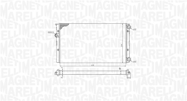 Magneti Marelli Radiateur 350213191100