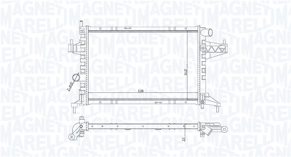 Magneti Marelli Radiateur 350213191600