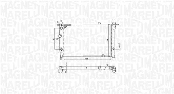 Magneti Marelli Radiateur 350213193200