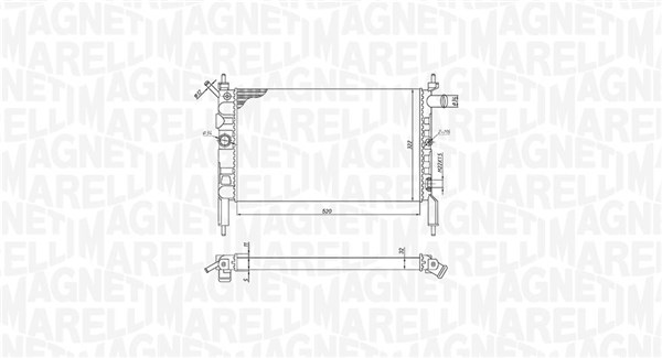 Magneti Marelli Radiateur 350213193800