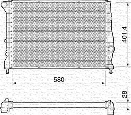 Magneti Marelli Radiateur 350213193000