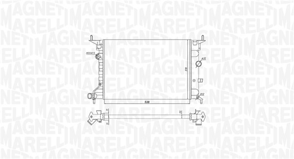 Magneti Marelli Radiateur 350213194800