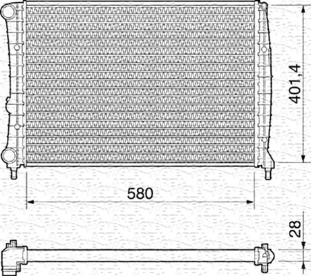 Magneti Marelli Radiateur 350213194000