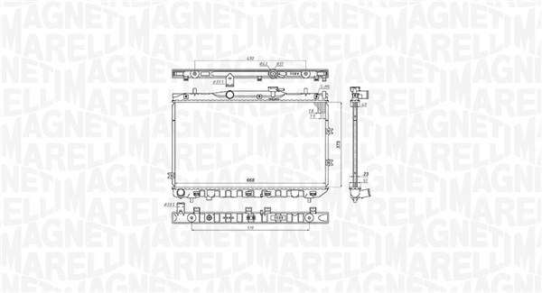 Magneti Marelli Radiateur 350213197100