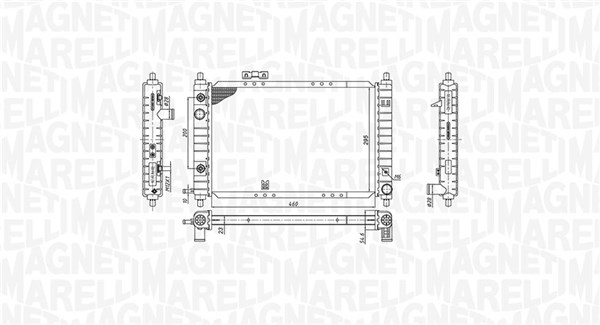 Magneti Marelli Radiateur 350213197800