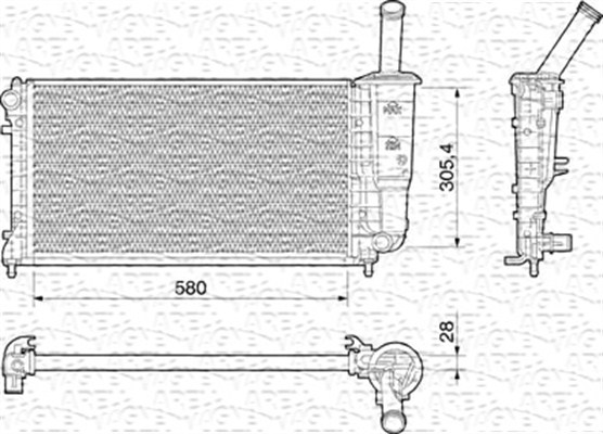 Magneti Marelli Radiateur 350213197000