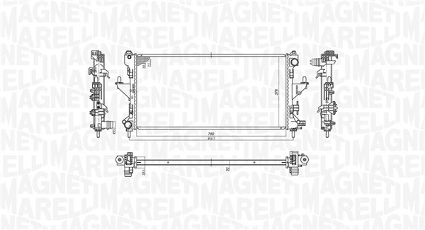 Magneti Marelli Radiateur 350213198200