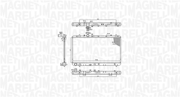 Magneti Marelli Radiateur 350213199500