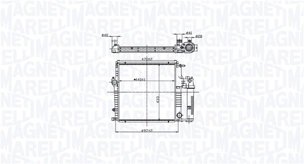 Magneti Marelli Radiateur 350213211600