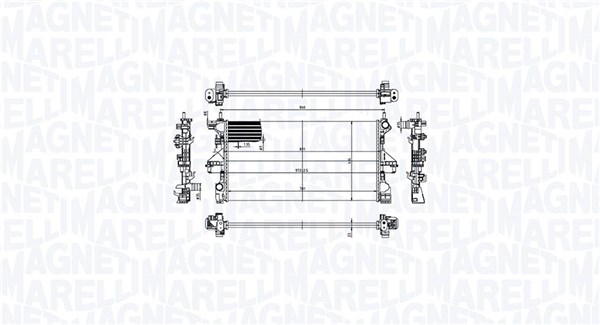 Magneti Marelli Radiateur 350213211900