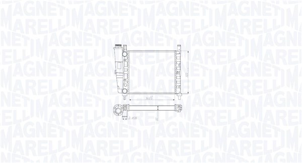 Magneti Marelli Radiateur 350213212200