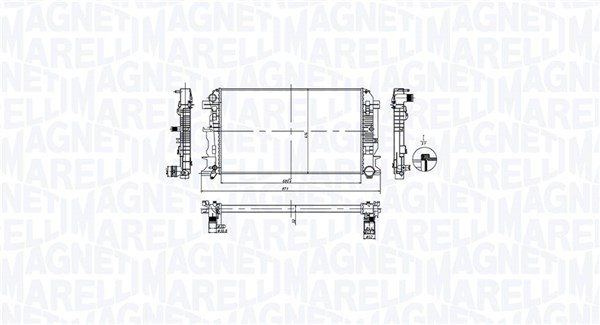 Magneti Marelli Radiateur 350213212600