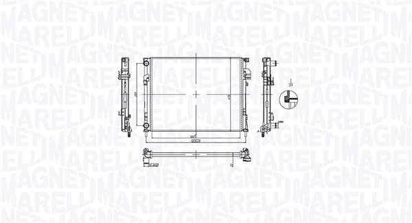 Magneti Marelli Radiateur 350213212900