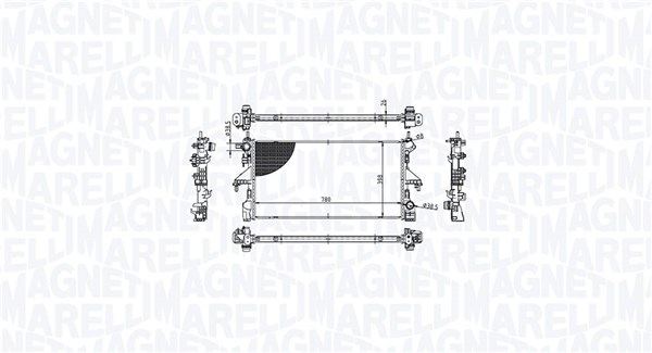 Magneti Marelli Radiateur 350213213100