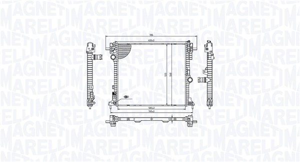 Magneti Marelli Radiateur 350213214100