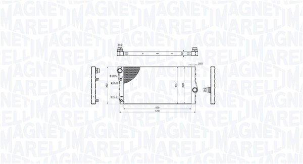 Magneti Marelli Radiateur 350213214600