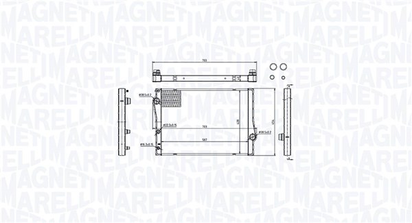 Magneti Marelli Radiateur 350213214700