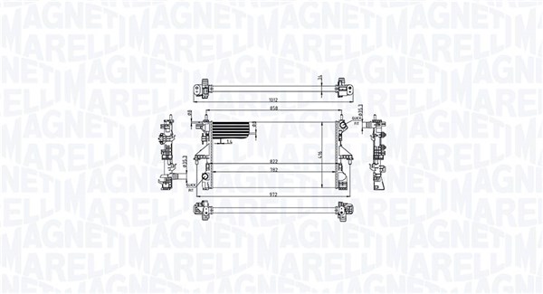 Magneti Marelli Radiateur 350213215100