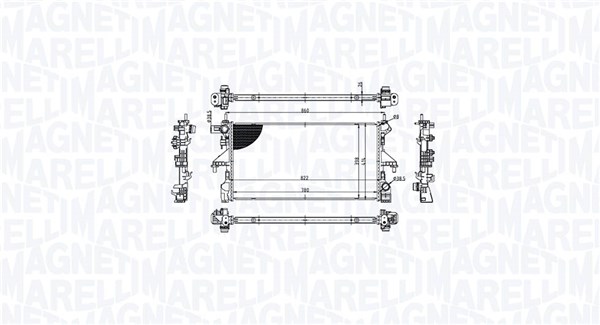 Magneti Marelli Radiateur 350213215300