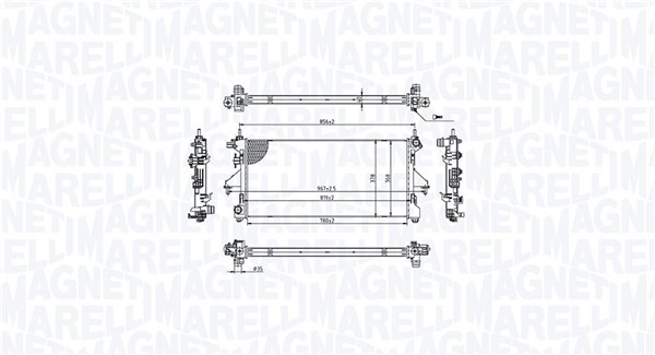 Magneti Marelli Radiateur 350213215400