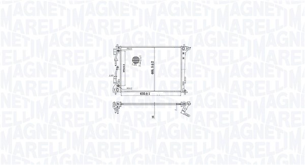 Magneti Marelli Radiateur 350213216100