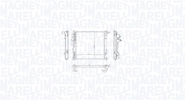 Magneti Marelli Radiateur 350213216300