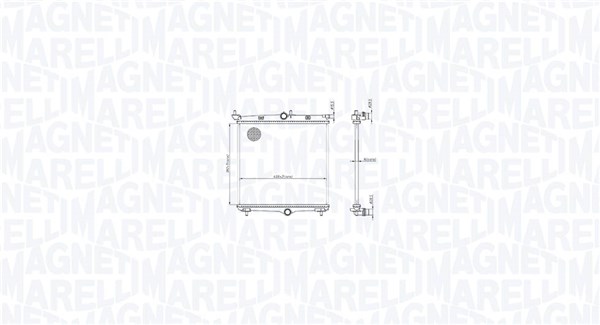 Magneti Marelli Radiateur 350213216500