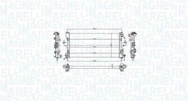 Magneti Marelli Radiateur 350213216600