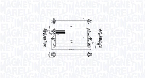 Magneti Marelli Radiateur 350213216700