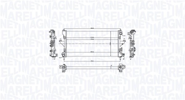 Magneti Marelli Radiateur 350213216900