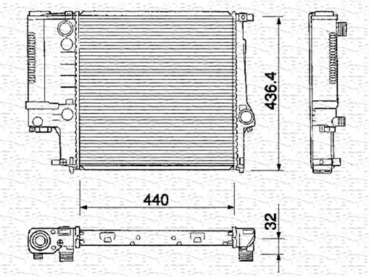 Magneti Marelli Radiateur 350213218000