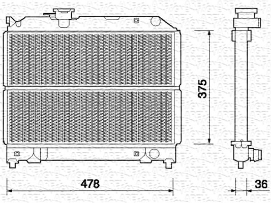 Magneti Marelli Radiateur 350213369000