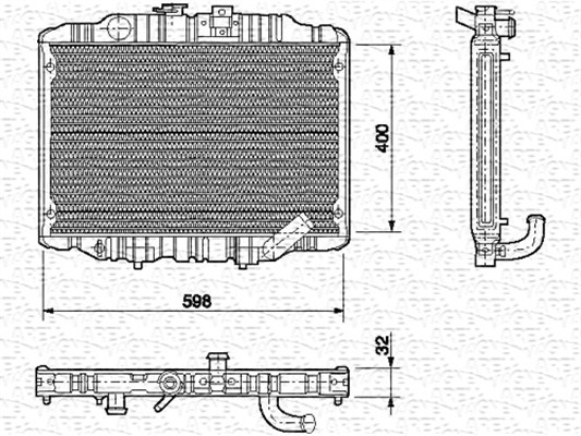 Magneti Marelli Radiateur 350213550000