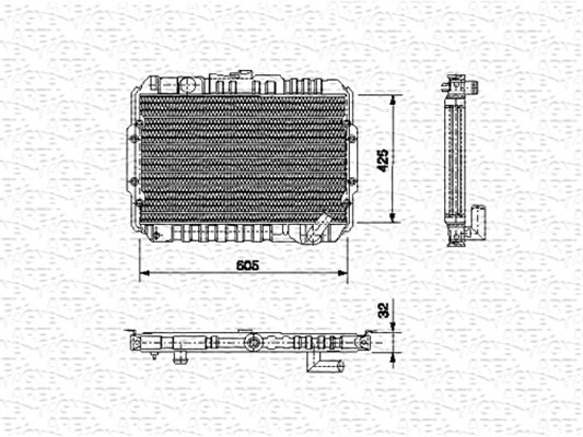 Magneti Marelli Radiateur 350213551000