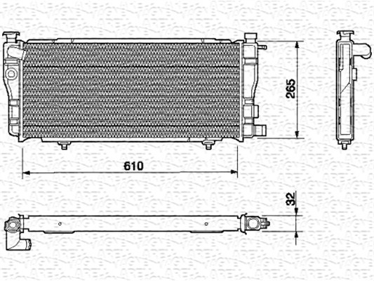 Magneti Marelli Radiateur 350213604000