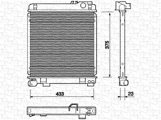 Magneti Marelli Radiateur 350213700000