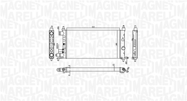 Magneti Marelli Radiateur 350213776000