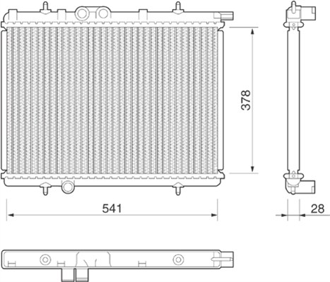 Magneti Marelli Radiateur 350213797000